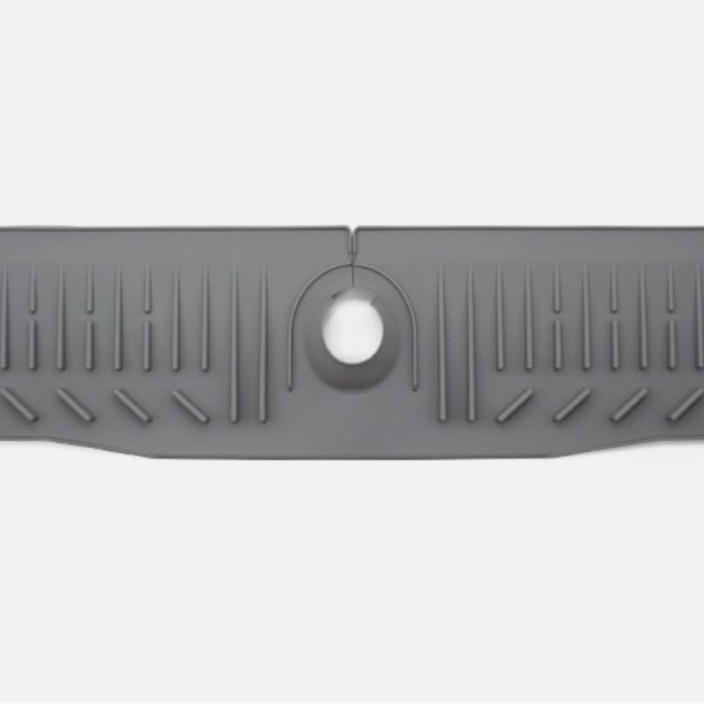 Silicone Faucet Mat for Kitchen Sink Splash Guard
Color: Gray